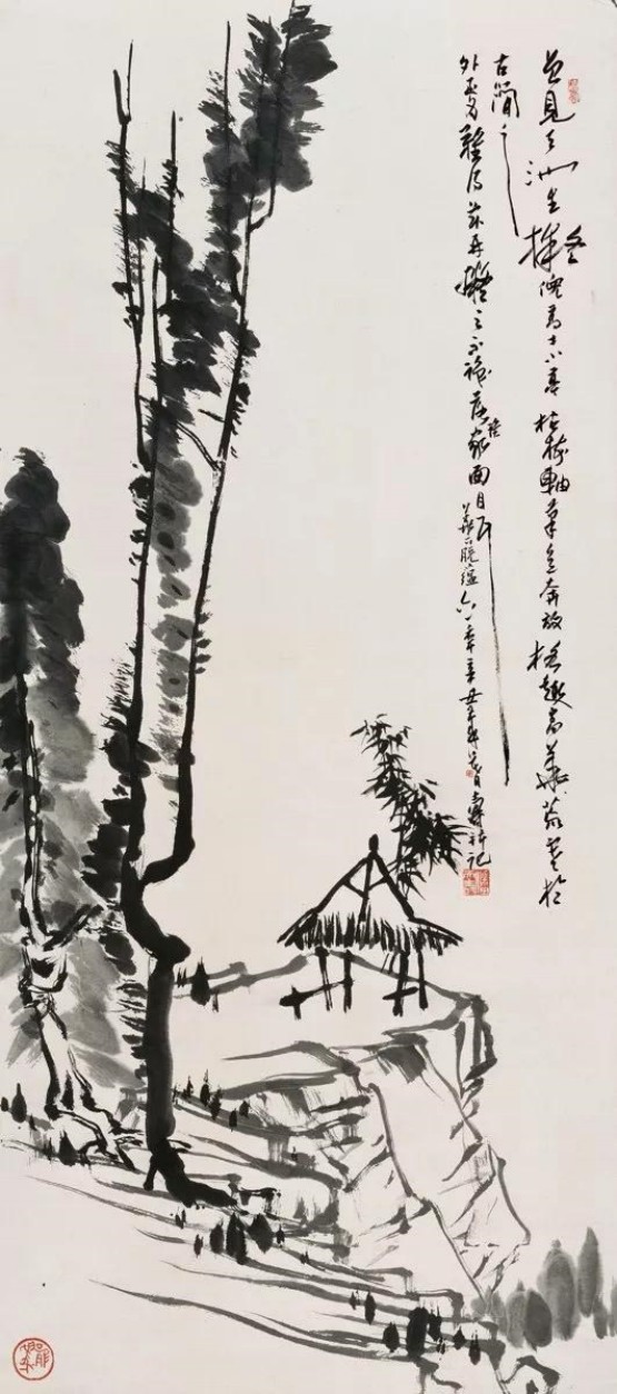 吳冠中談潘天壽的構(gòu)圖