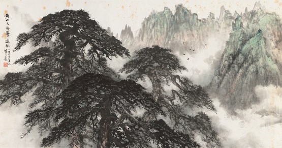黎雄才的山水畫